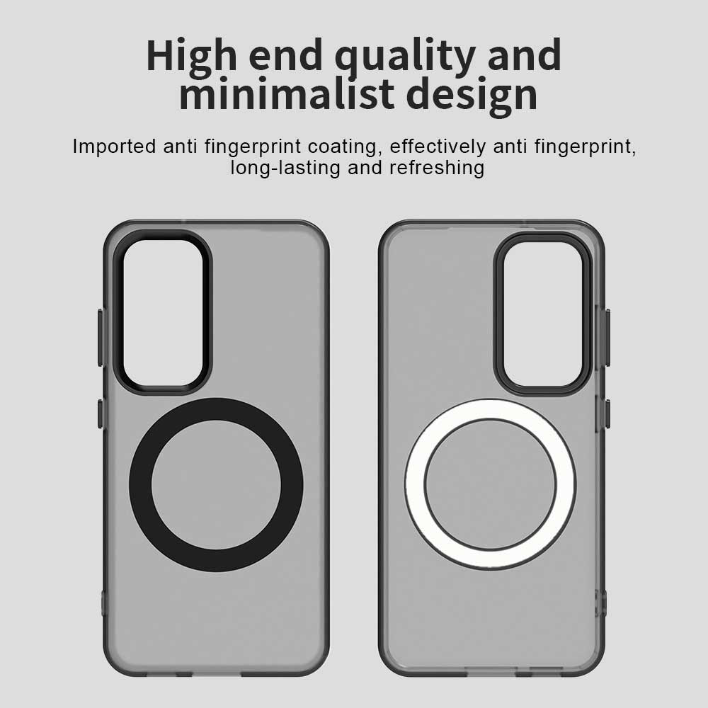 Coque MagSafe pour Samsung Galaxy S23 S911, Techsuit, CandyCase, Noire