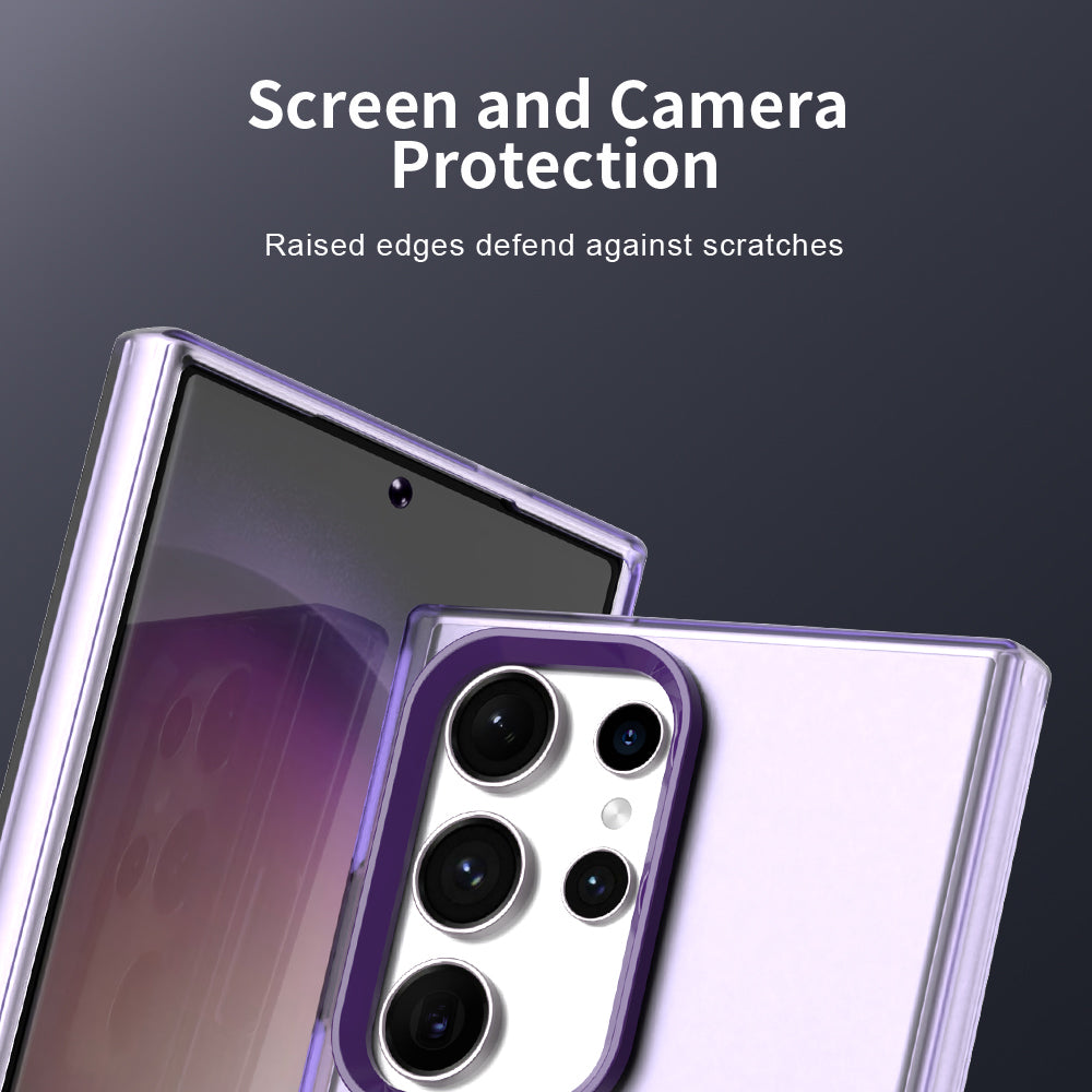 Coque MagSafe pour Samsung Galaxy S23 Ultra S918, Techsuit, CandyCase, Violet