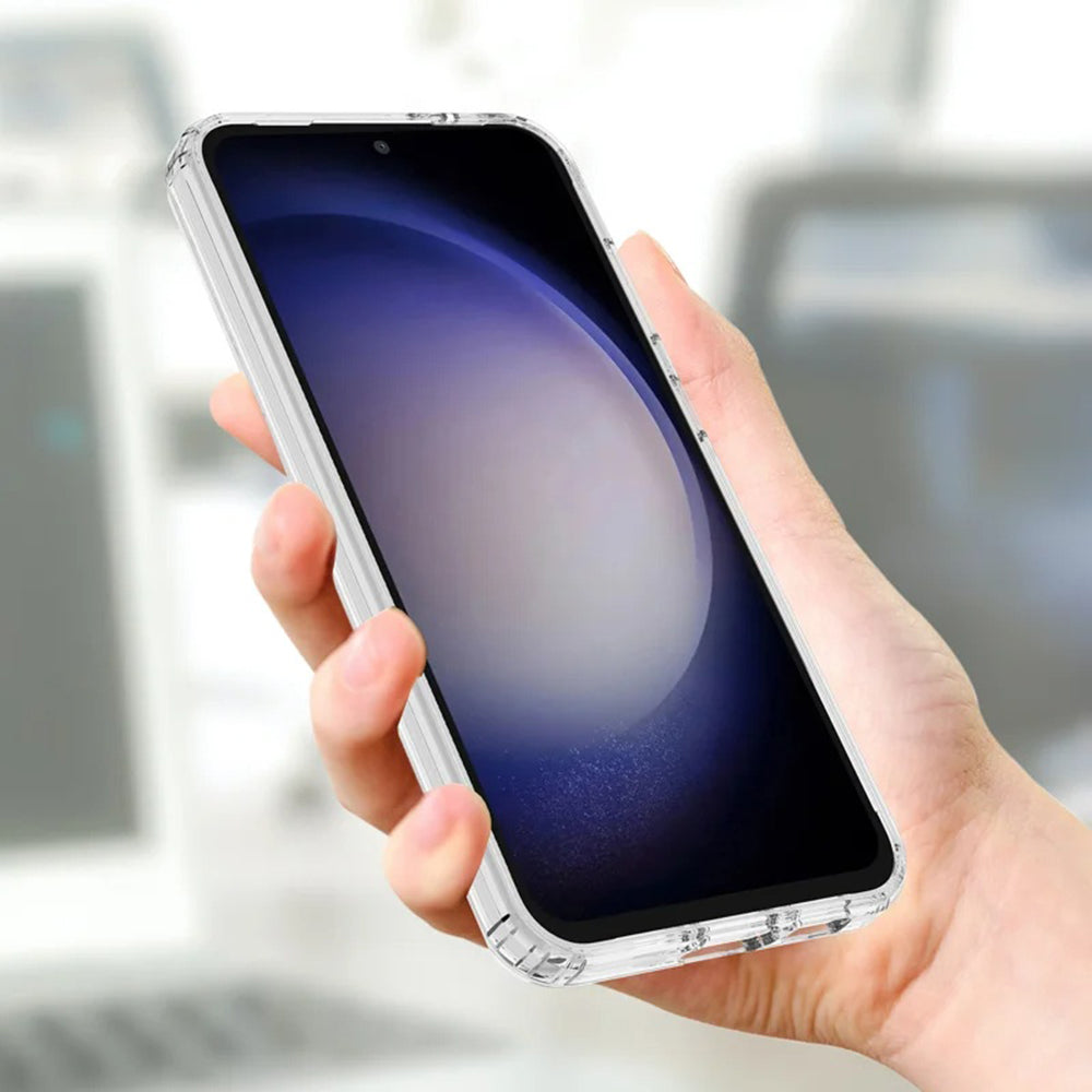Coque MagSafe pour Samsung Galaxy S24 S921, Techsuit, Pro, Transparente