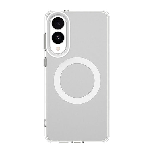 Coque MagSafe pour Samsung Galaxy S25 Edge S937, Techsuit, CandyCase, Blanche