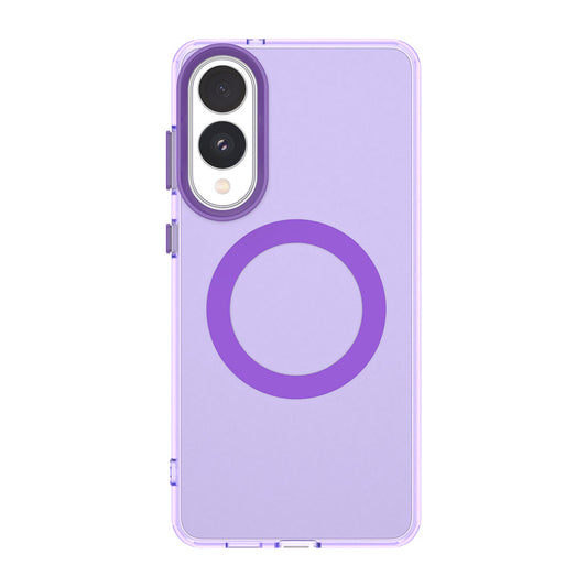 Coque MagSafe pour Samsung Galaxy S25 Edge S937, Techsuit, CandyCase, Violet