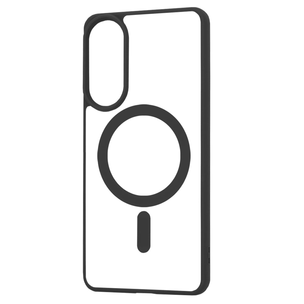 Coque MagSafe pour Samsung Galaxy S25 Edge S937, Techsuit, Pro, Noire