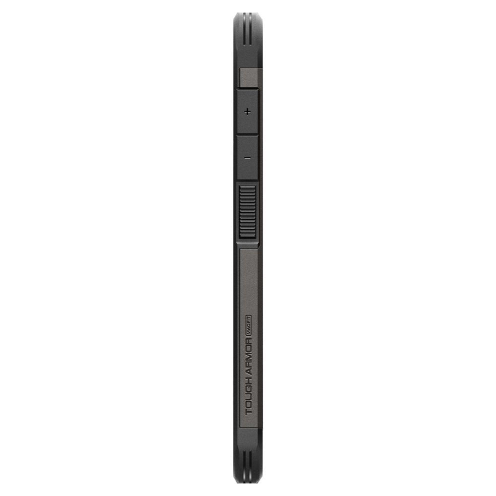 Coque MagSafe pour Samsung Galaxy S25+ S936, Spigen, Tough Armor, Gris