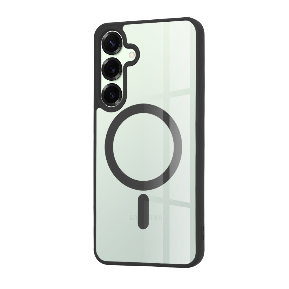 Coque MagSafe pour Samsung Galaxy S25+ S936, Techsuit, Pro, Noire
