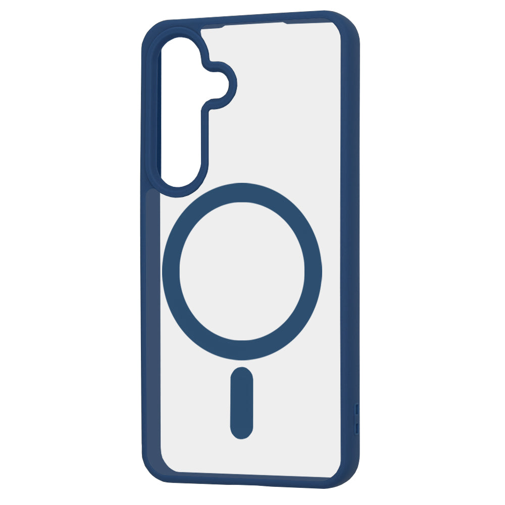 Coque MagSafe pour Samsung Galaxy S25 S931, Techsuit, Pro, Bleue