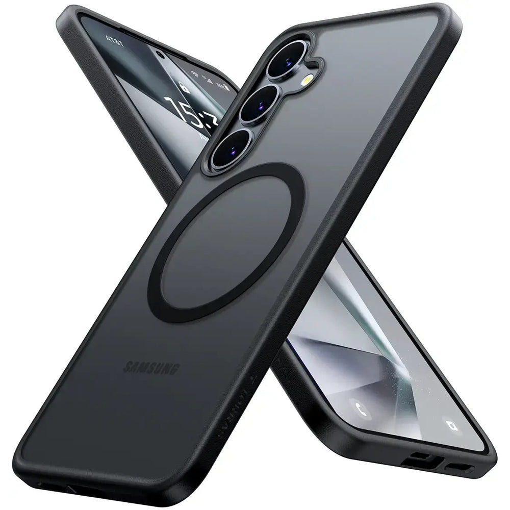 Coque MagSafe pour Samsung Galaxy S25 S931, Torras, Guardian, Noire