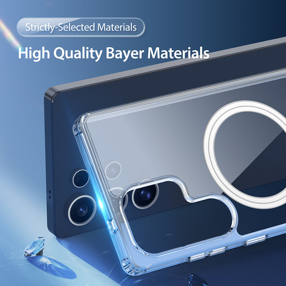 Coque MagSafe pour Samsung Galaxy S25 Ultra S938, DUX DUCIS, Clin, Transparente