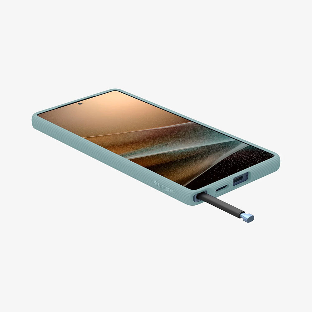 Coque MagSafe pour Samsung Galaxy S25 Ultra S938, Spigen, Caseology Parallax, Vert ACS09053