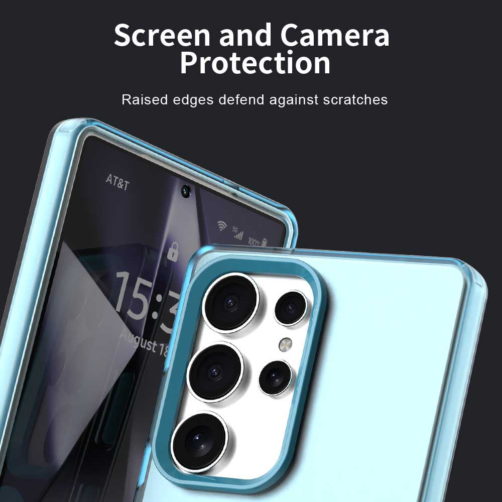 Coque MagSafe pour Samsung Galaxy S25 Ultra S938, Techsuit, CandyCase, Bleue