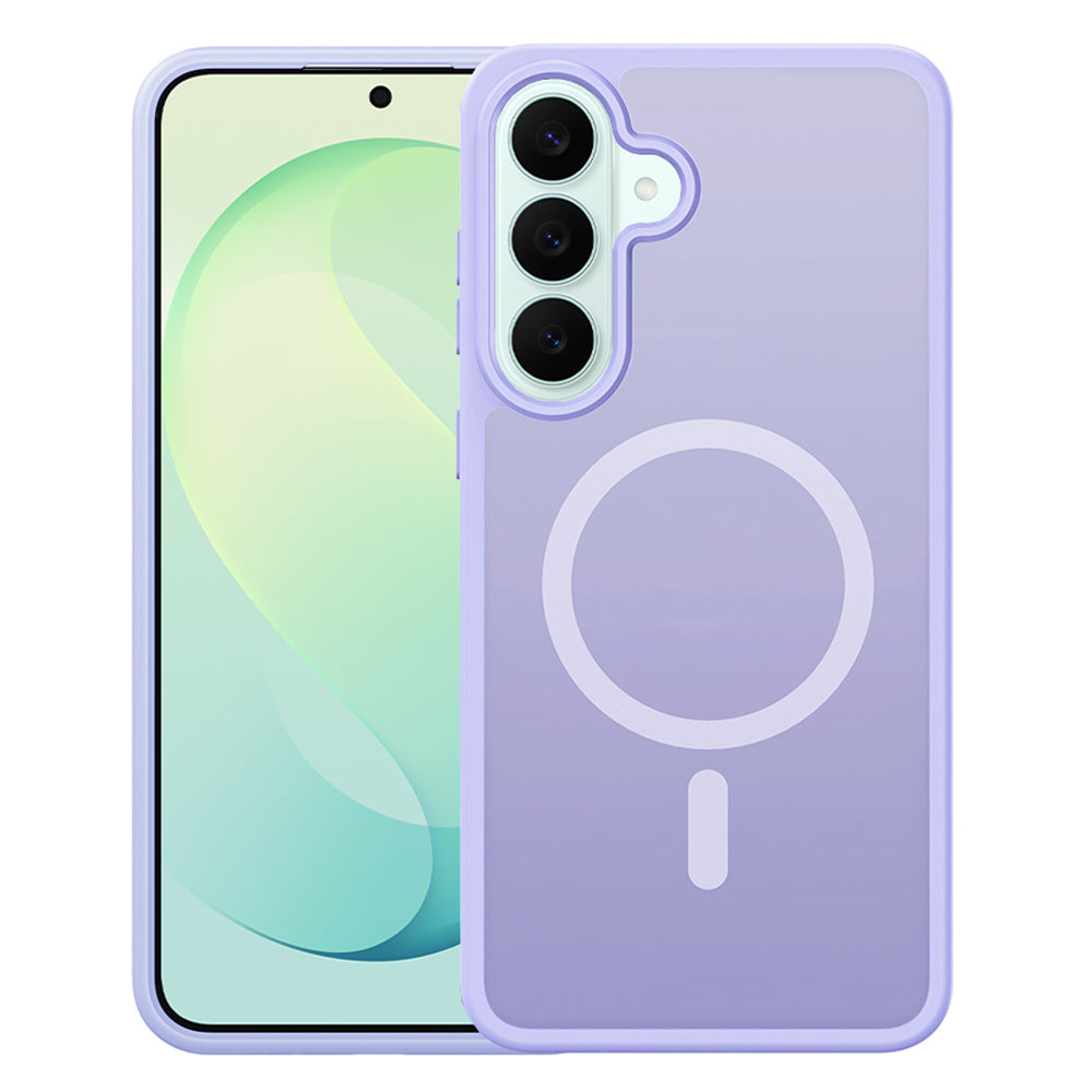 Coque MagSafe pour Samsung Galaxy S26 FE S741 / S25 FE, DUX DUCIS, Yind, Violet Clair