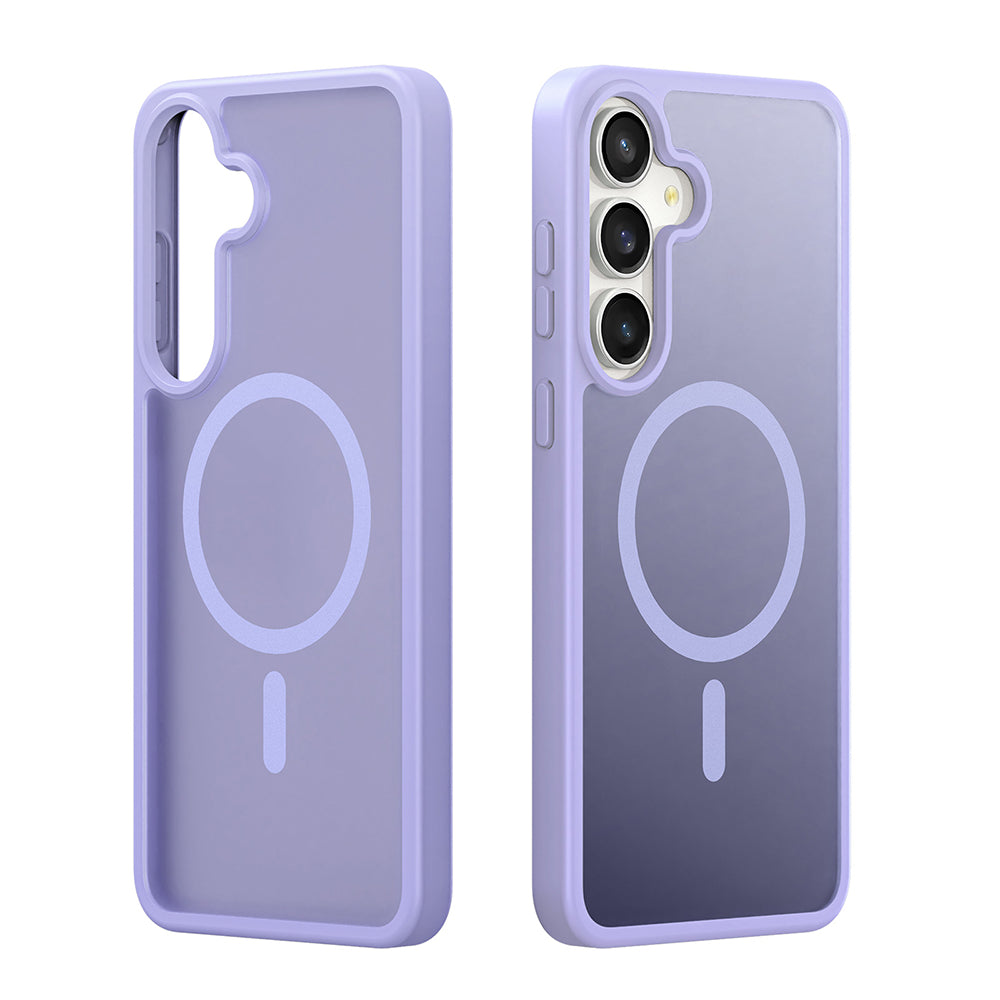 Coque MagSafe pour Samsung Galaxy S26 FE S741 / S25 FE, DUX DUCIS, Yind, Violet Clair