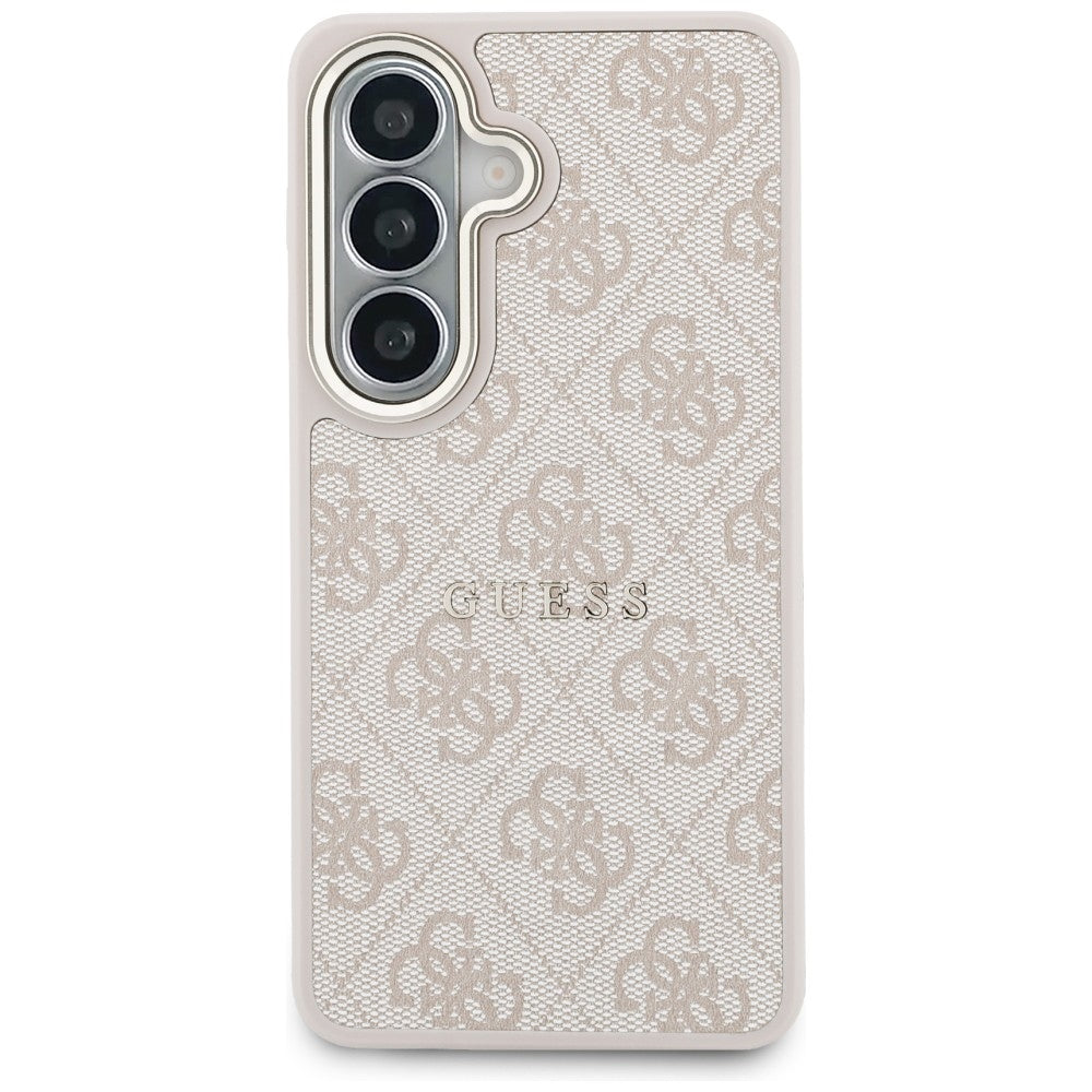 MagSafe Case for Samsung Galaxy S26 Plus S947, Guess, 4G Embossed Ring, Pink