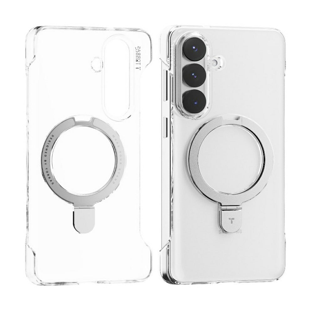 MagSafe Case for Samsung Galaxy S26 Plus S947, Torras, Ostand Slim, Transparent