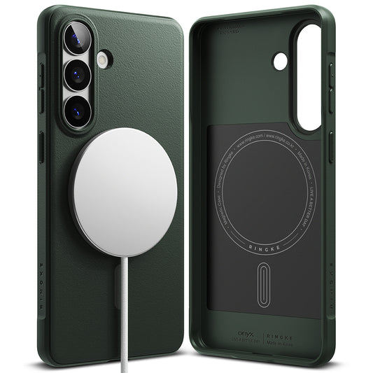 Étui MagSafe pour Samsung Galaxy S26, Ringke, Onyx, Vert Foncé