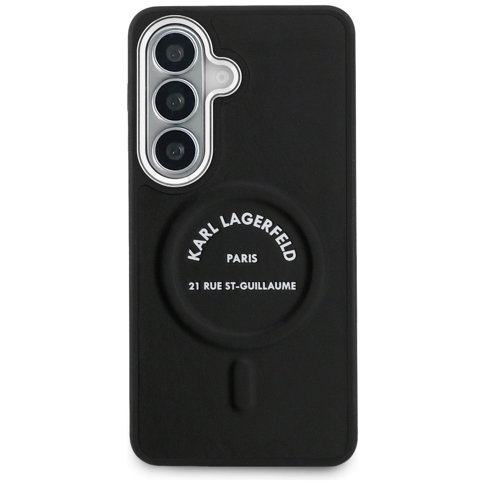 MagSafe Case for Samsung Galaxy S26 S942, Karl Lagerfeld, Karl RSG Logo, Black