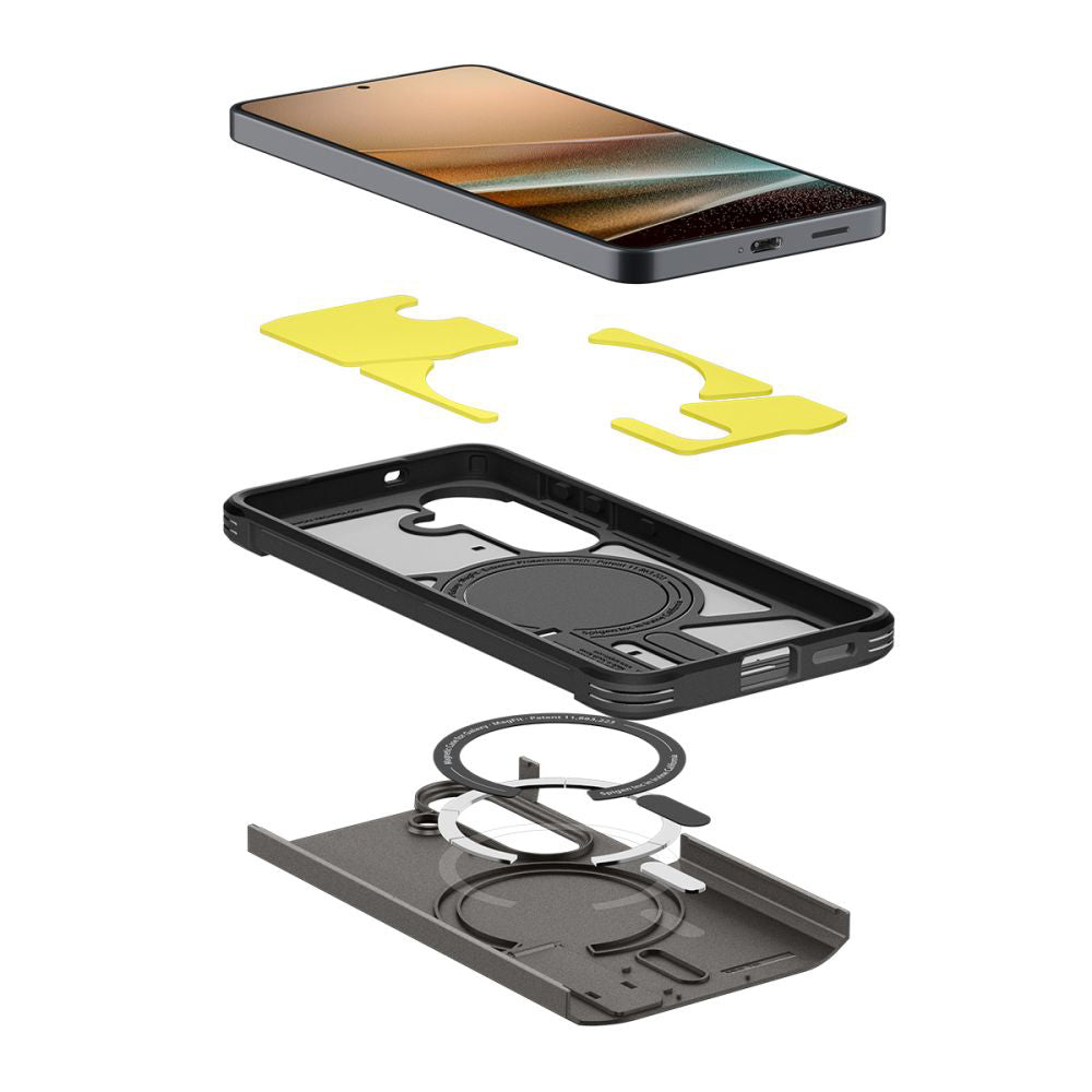 MagSafe Case for Samsung Galaxy S26 S942, Spigen, Tough Armor, Gray ACS10739