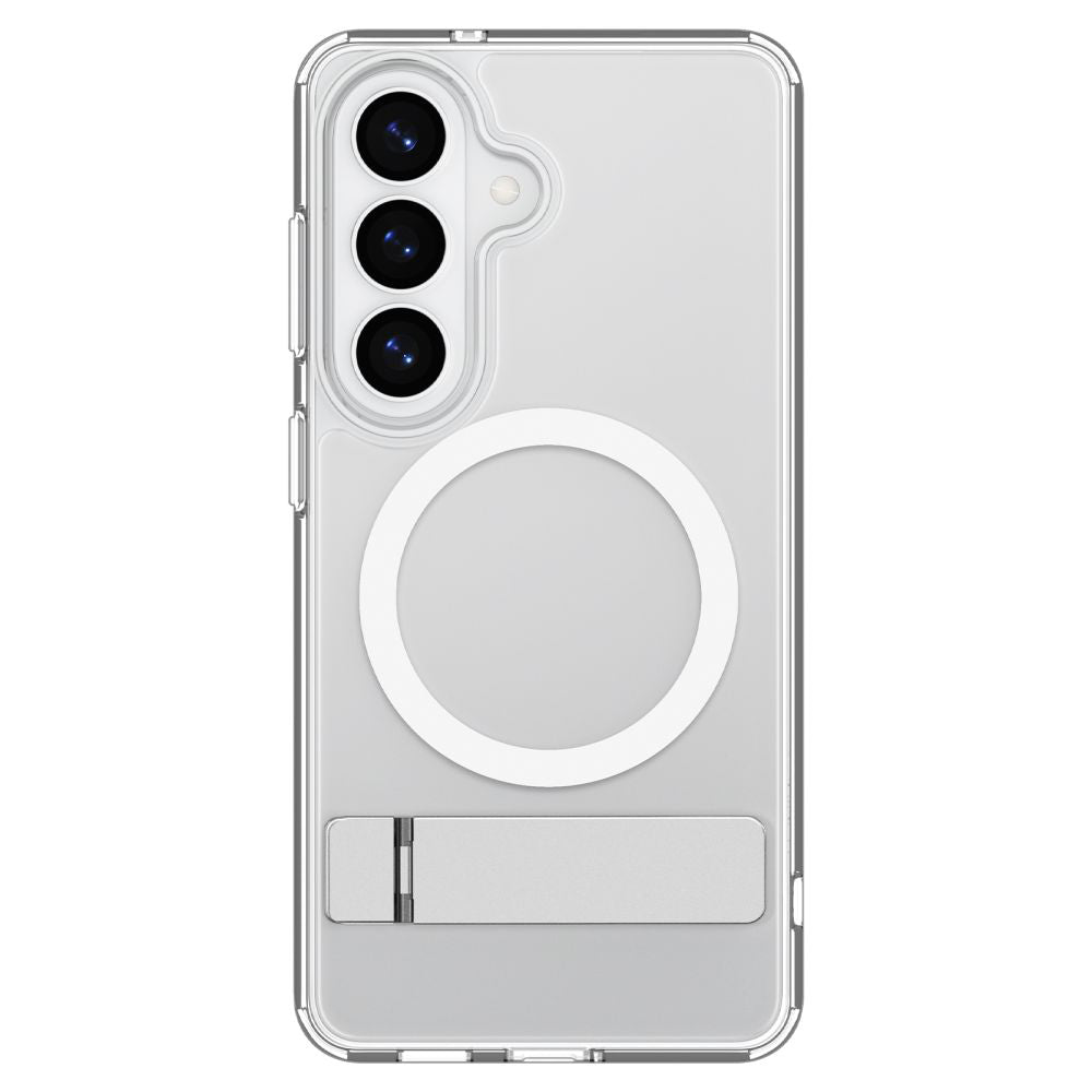 Coque MagSafe pour Samsung Galaxy S26 S942, Spigen, Ultra Hybrid S, Transparente Blanche ACS11061