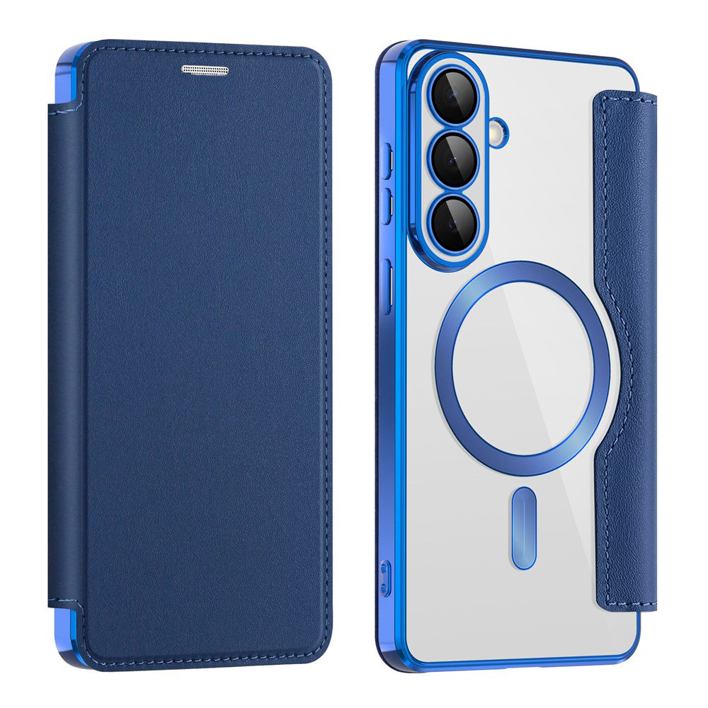MagSafe Case for Samsung Galaxy S26 S942, Techsuit, SmartMag Book, Blue