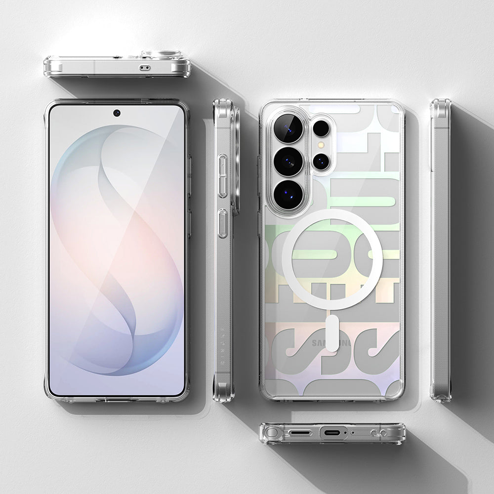 Coque MagSafe pour Samsung Galaxy S26 Ultra S948, Ringke, Fusion Seoul, Transparente