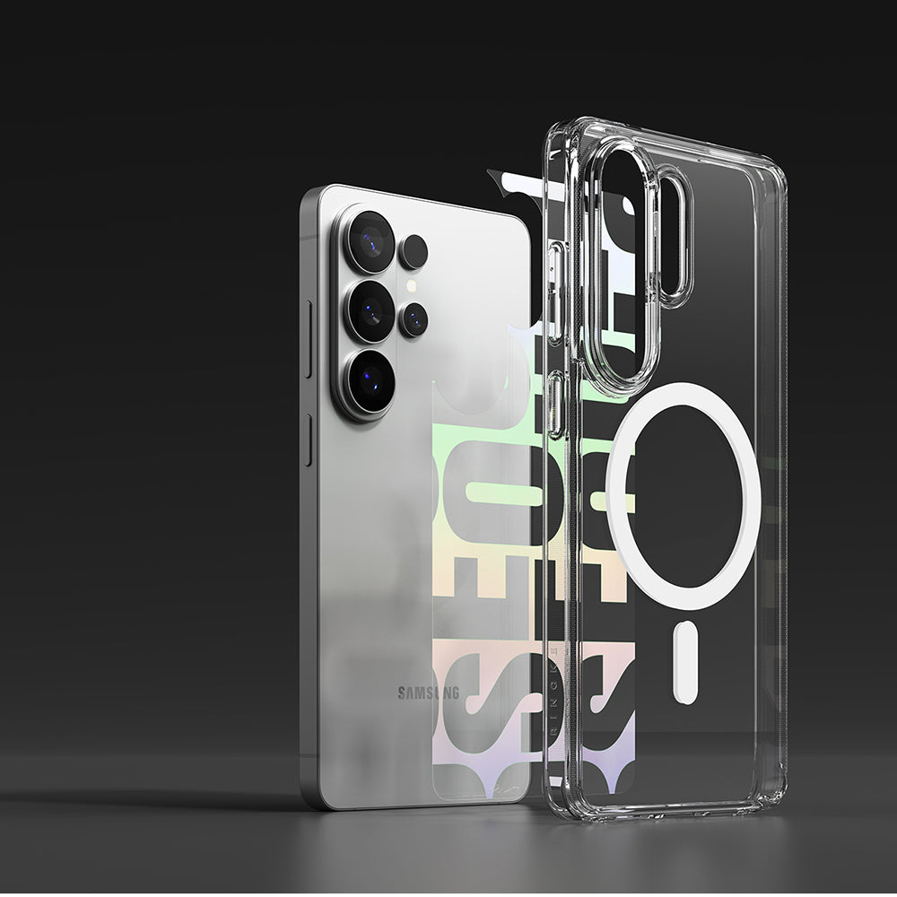 Coque MagSafe pour Samsung Galaxy S26 Ultra S948, Ringke, Fusion Seoul, Transparente