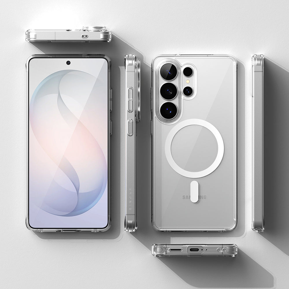 MagSafe Case for Samsung Galaxy S26 Ultra S948, Ringke, Fusion, Transparent