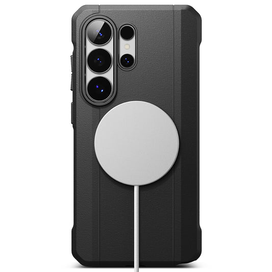 Coque MagSafe pour Samsung Galaxy S26 Ultra, Ringke, Onyx Alpha, Noire