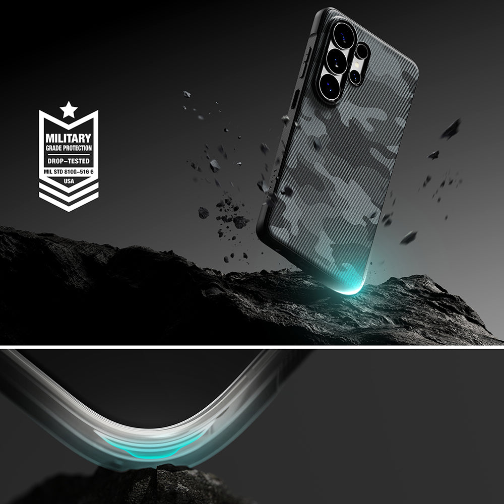 Étui MagSafe pour Samsung Galaxy S26 Ultra S948, Ringke, Onyx, Camouflage