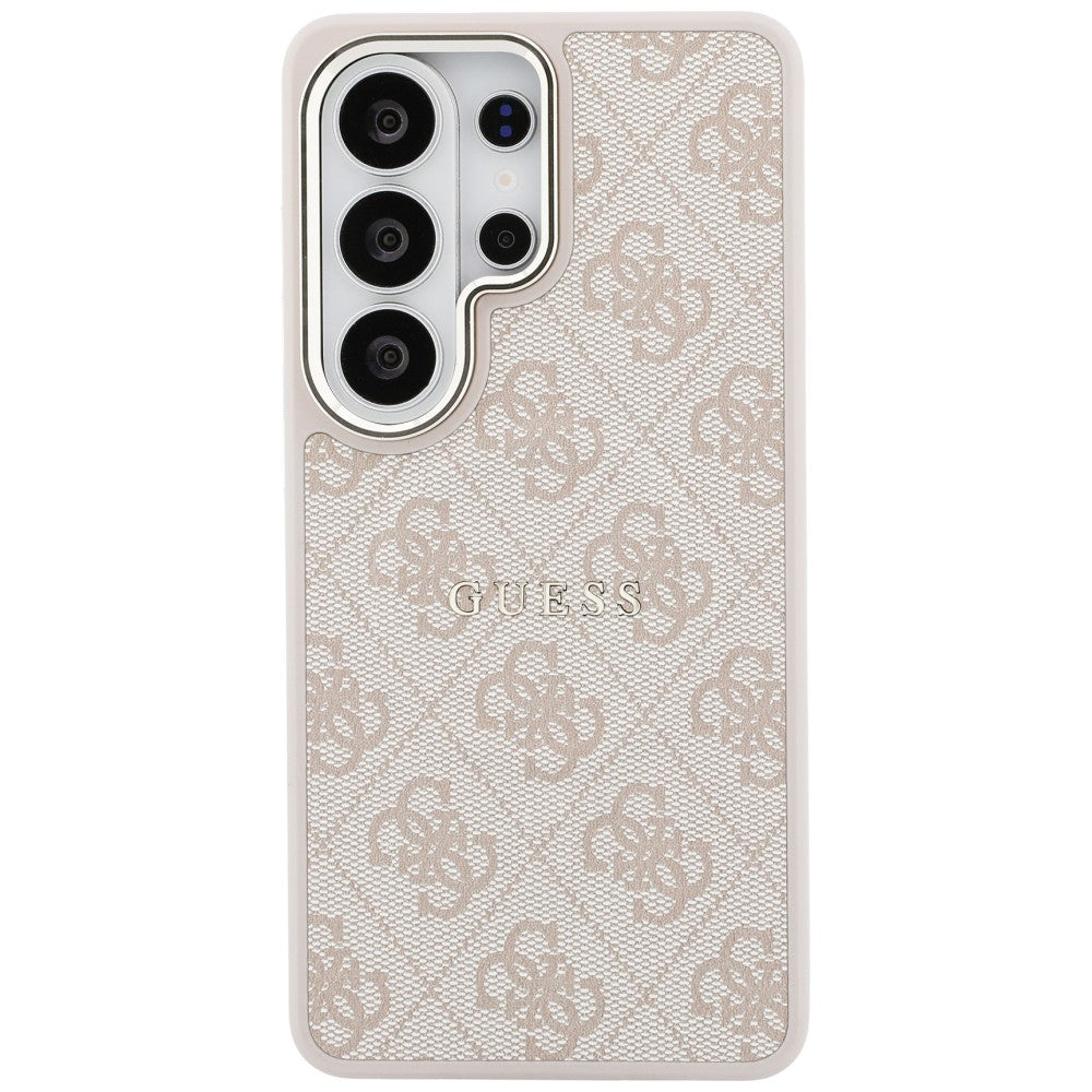 Étui MagSafe pour Samsung Galaxy S26 Ultra S948, Guess, 4G Embossed Ring, Rose
