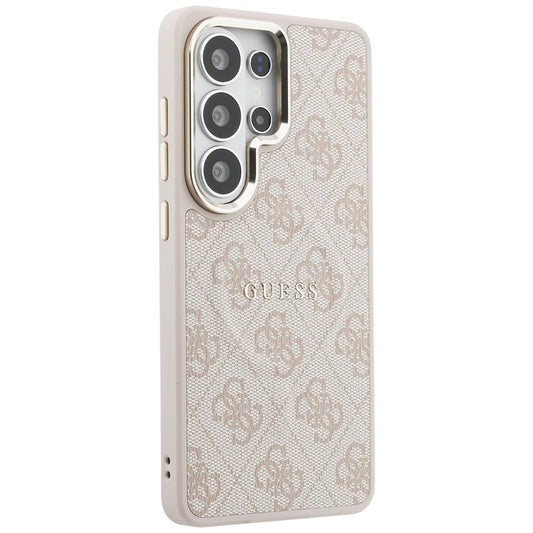 MagSafe Case for Samsung Galaxy S26 Ultra S948, Guess, 4G Embossed Ring, Pink