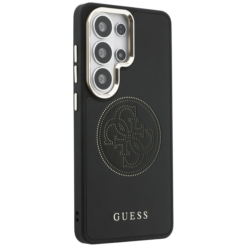 Étui MagSafe pour Samsung Galaxy S26 Ultra S948, Guess, Logo Perforé, Noir