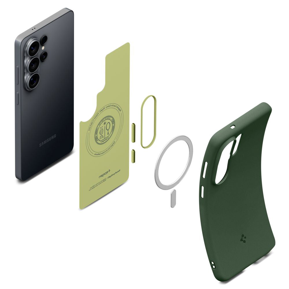 Coque MagSafe pour Samsung Galaxy S26 Ultra S948, Spigen, Caseology Nano Pop, Vert ACS11039