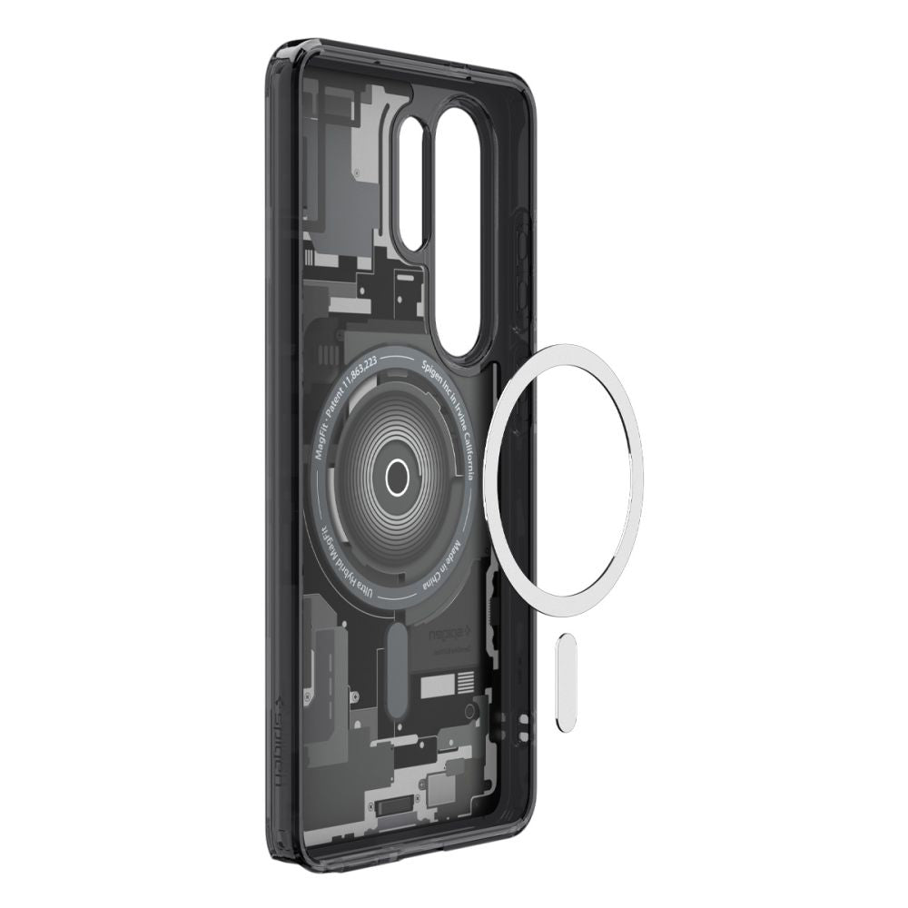 Housse MagSafe pour Samsung Galaxy S26 Ultra S948, Spigen, Ultra Hybrid Zero One, Noire ACS10682