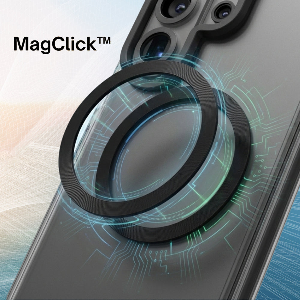 Coque MagSafe pour Samsung Galaxy S26 Ultra S948, UNIQ, Combat MagClick, Noire