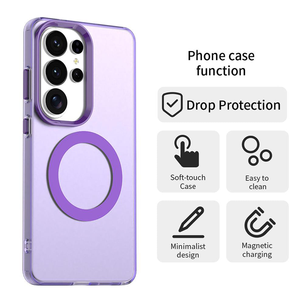 Housse MagSafe pour Samsung Galaxy S26 Ultra S948, Techsuit, CandyCase, Violet