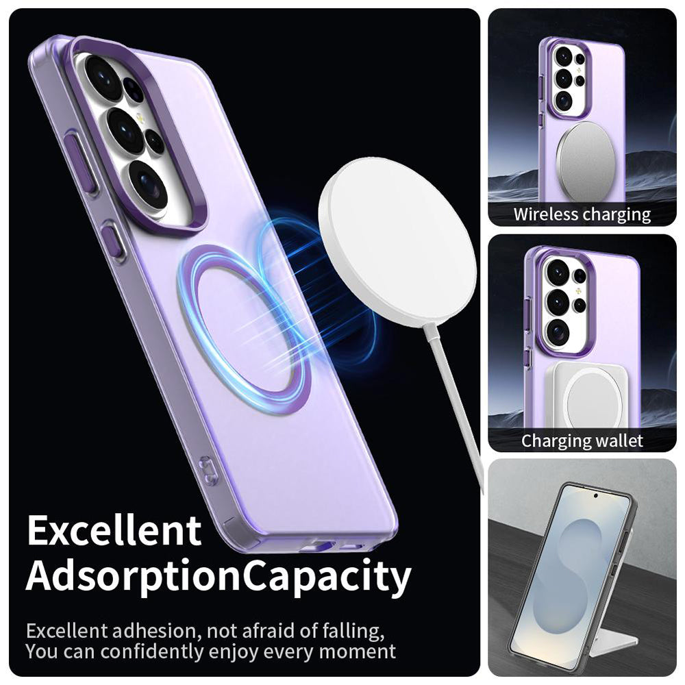 Housse MagSafe pour Samsung Galaxy S26 Ultra S948, Techsuit, CandyCase, Violet