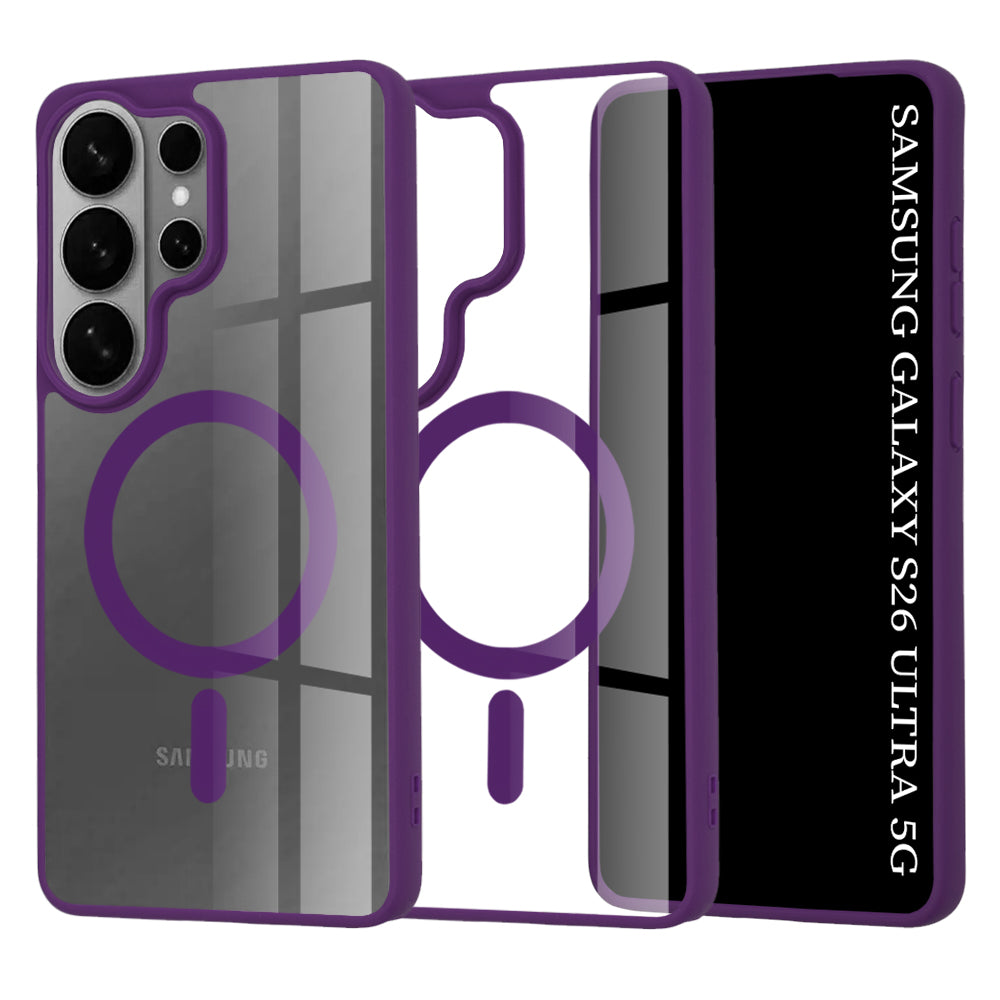 Étui MagSafe pour Samsung Galaxy S26 Ultra, Techsuit, Pro, Violet