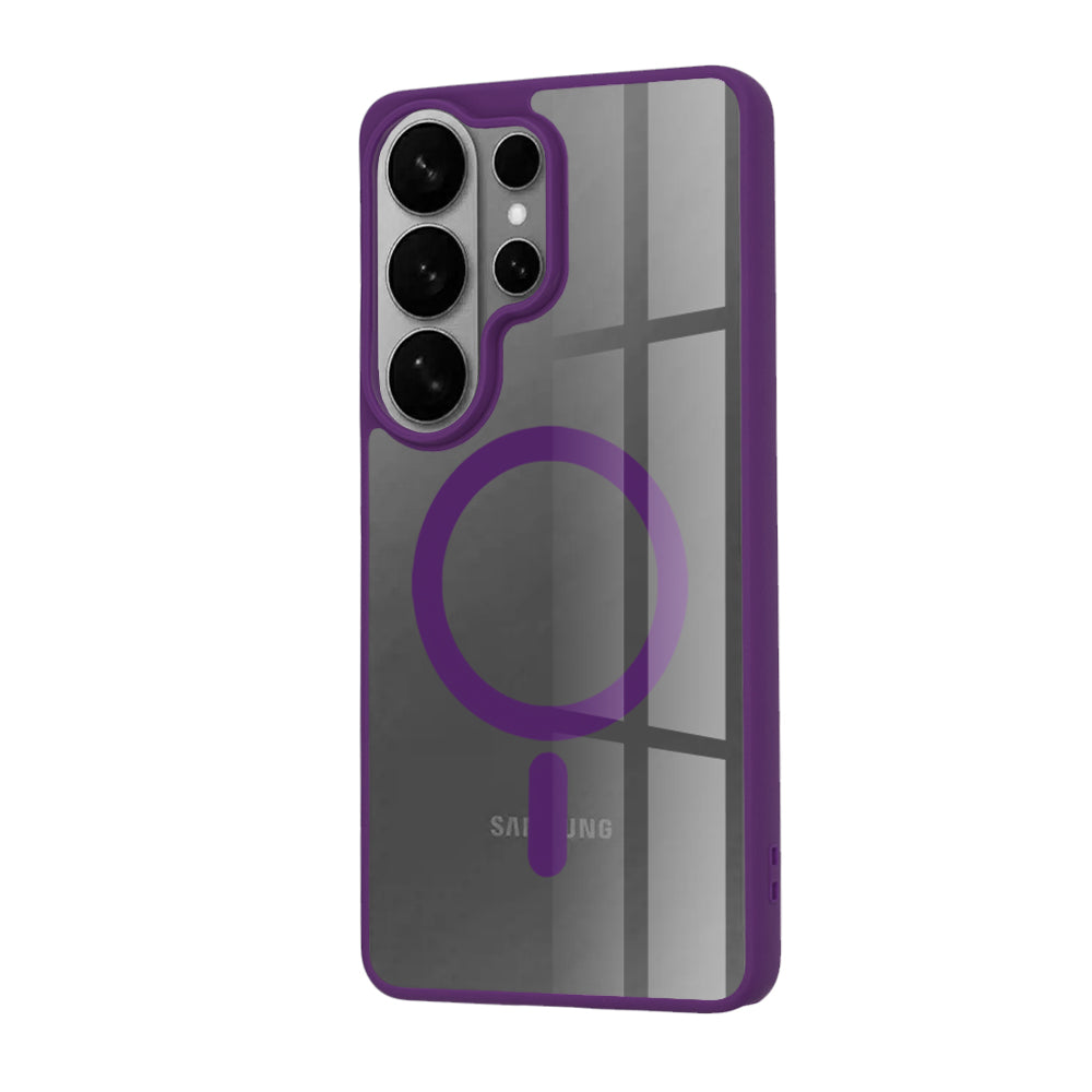 Étui MagSafe pour Samsung Galaxy S26 Ultra, Techsuit, Pro, Violet