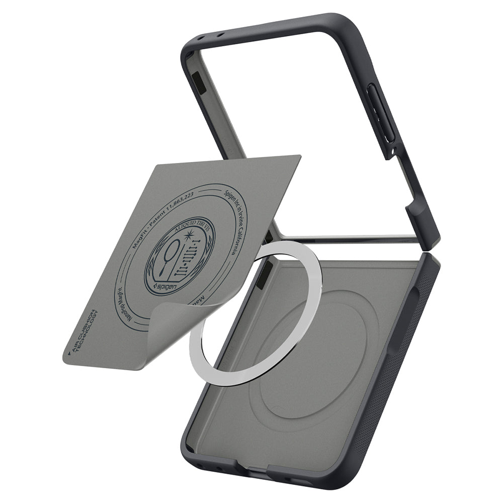 Coque MagSafe pour Samsung Galaxy Z Flip8 F776, Spigen, Caseology Nano Pop, Noire ACS11523