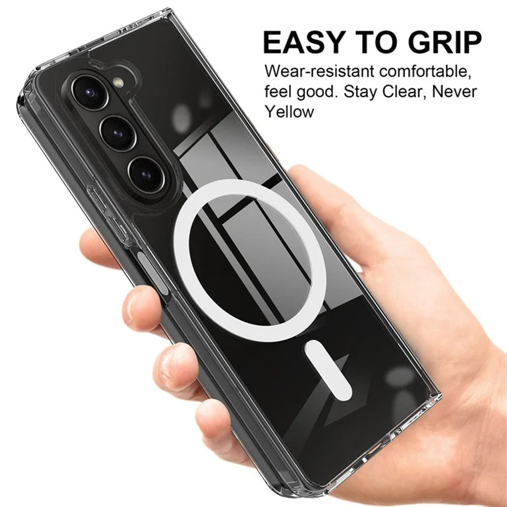 Coque MagSafe pour Samsung Galaxy Z Fold6 F956, Techsuit, Pro, Transparente