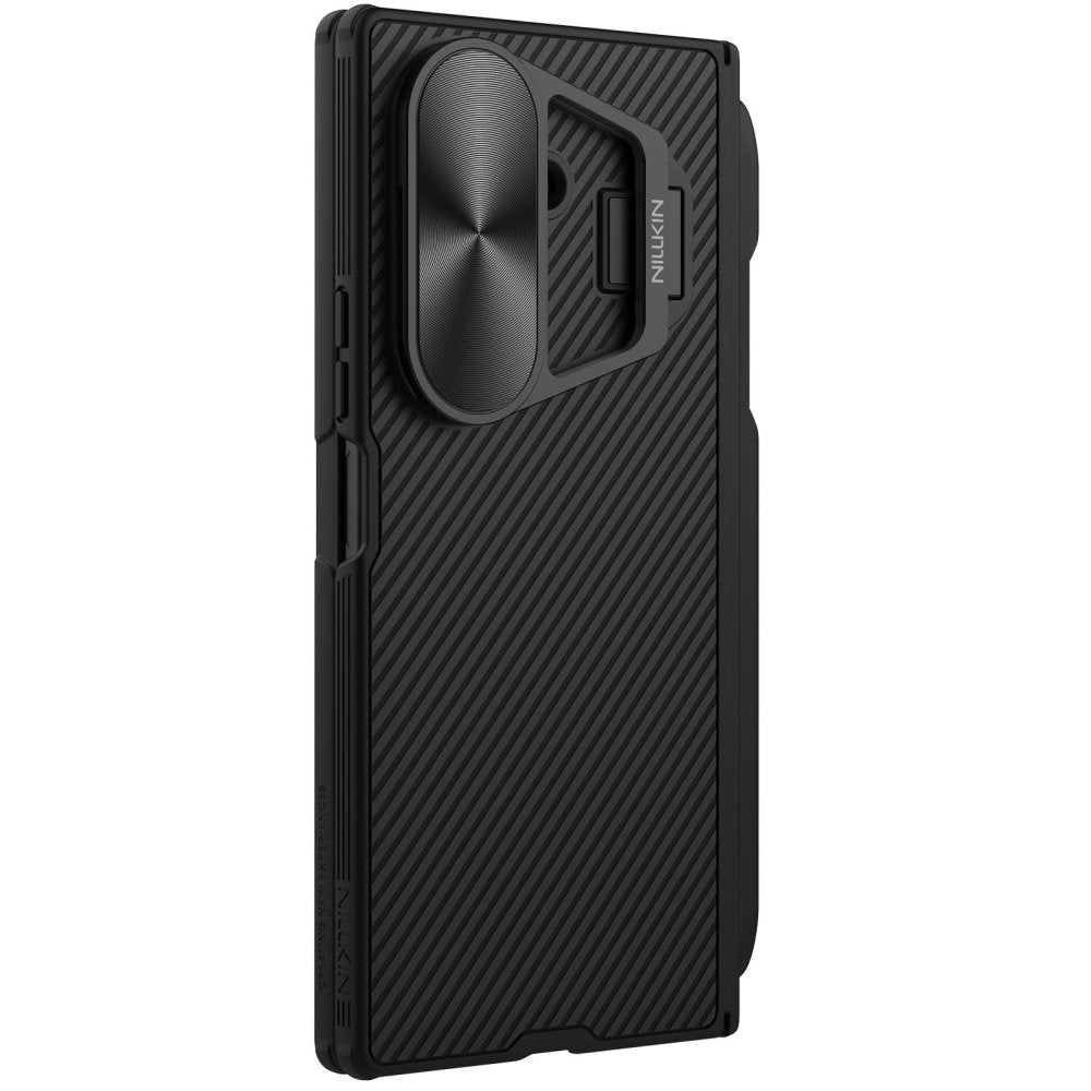 Coque MagSafe pour Samsung Galaxy Z Fold7 F966, Nillkin, CamShield Prop avec protection d'objectif en métal et support pour S-Pen, noire