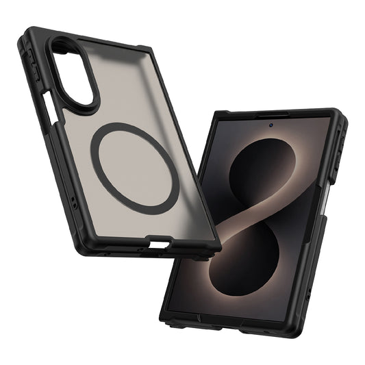 MagSafe Case for Samsung Galaxy Z Fold8 F971, Techsuit, HaloFrost II, Black