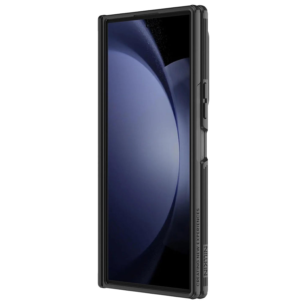 Coque MagSafe pour Samsung Galaxy Z Fold8 Ultra F976, Nillkin, CamShield Pro avec couverture d'objectif transparente, Noir Transparent