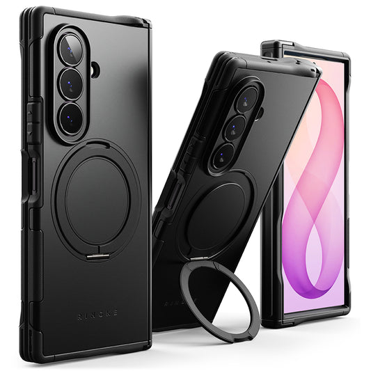 Coque MagSafe pour Samsung Galaxy Z Fold8 Ultra F976, Ringke, Alles, Noire