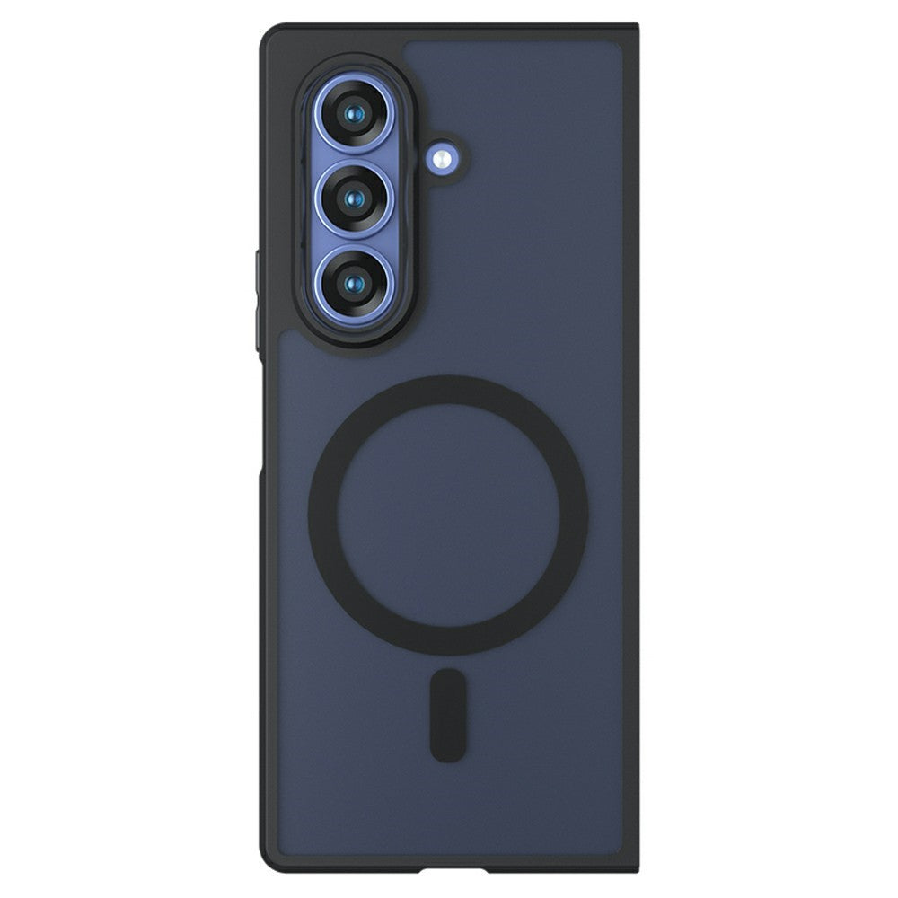 Coque MagSafe pour Samsung Galaxy Z Fold8 Ultra F976, Techsuit, PureFrost, Noir Satiné