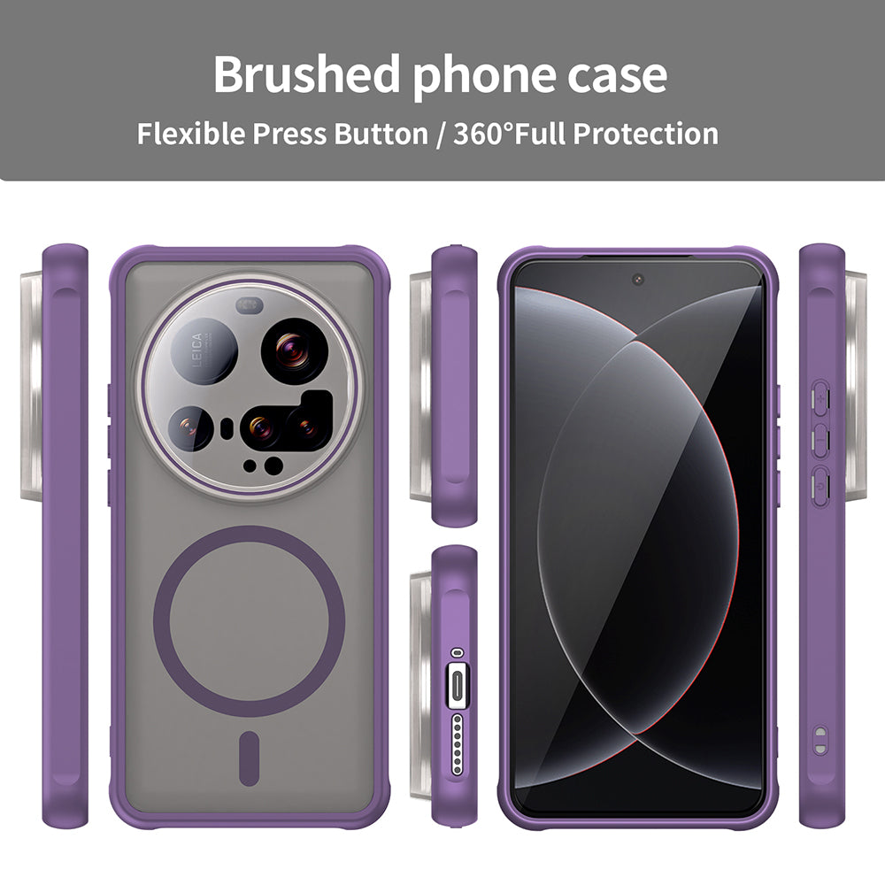 Coque MagSafe pour Xiaomi 15 Ultra, Techsuit, HaloFrost II, Violet