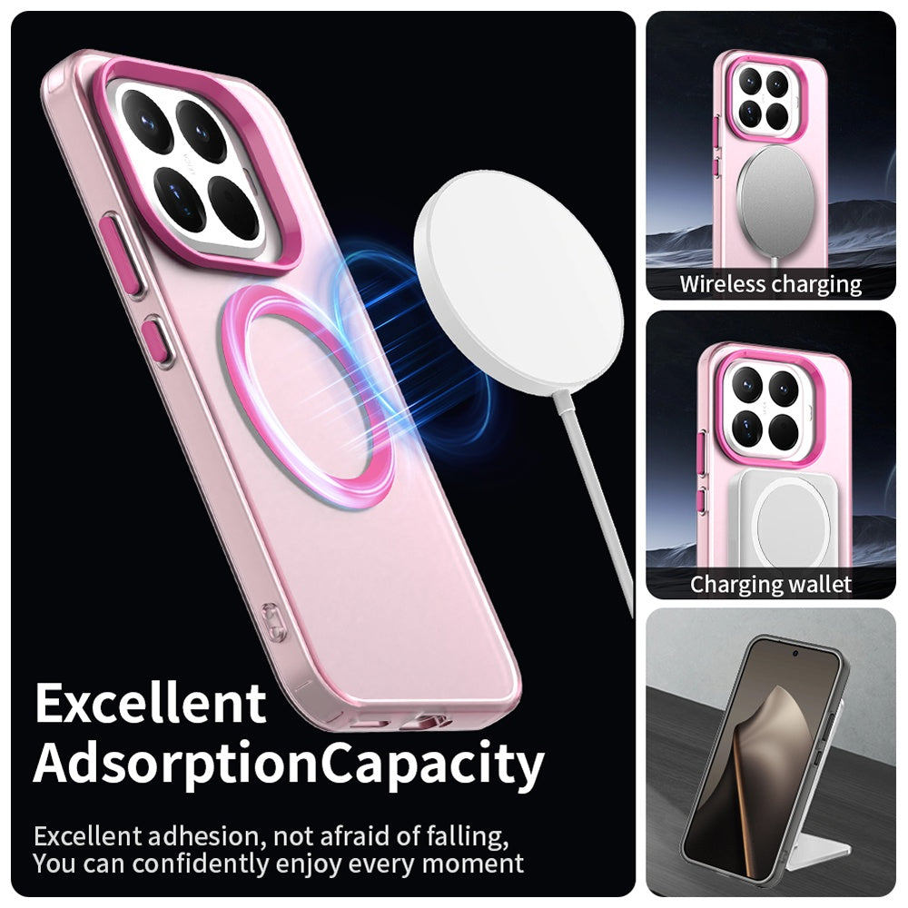 Coque MagSafe pour Xiaomi 15T Pro, Techsuit, CandyCase, Rose