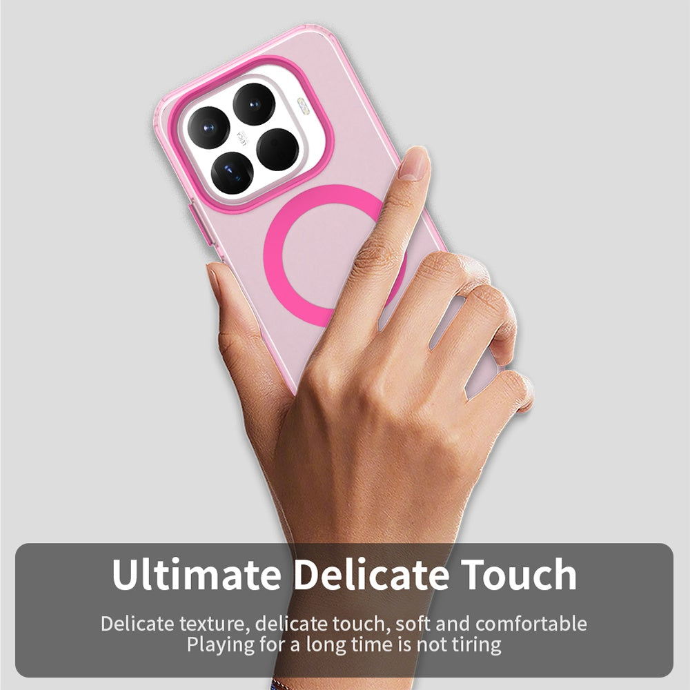 Coque MagSafe pour Xiaomi 15T Pro, Techsuit, CandyCase, Rose