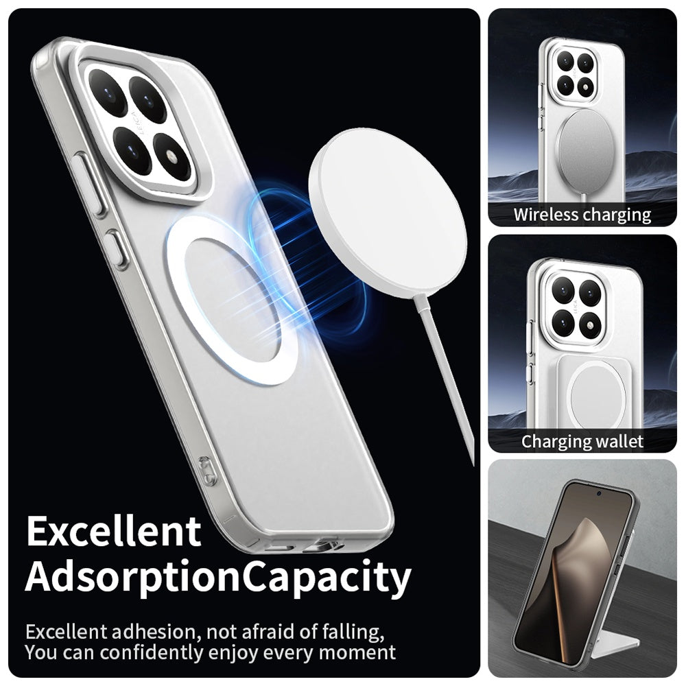 Coque MagSafe pour Xiaomi 15T, Techsuit, CandyCase, Blanche