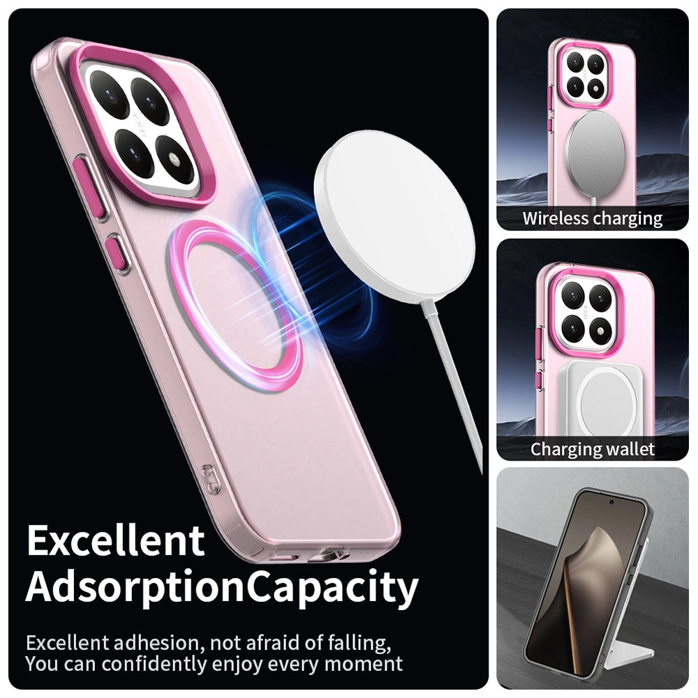Étui MagSafe pour Xiaomi 15T, Techsuit, CandyCase, Rose