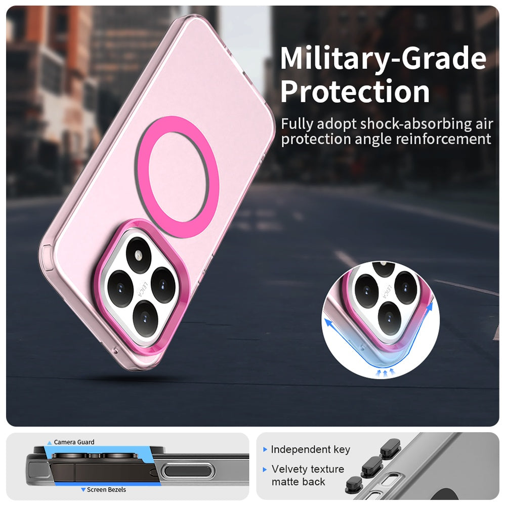 Étui MagSafe pour Xiaomi 15T, Techsuit, CandyCase, Rose